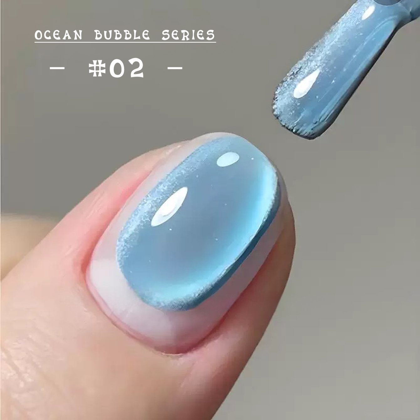 Nail Art Pink Cat Eye - MIANEL 12ML Roze Water Goud Oceaan