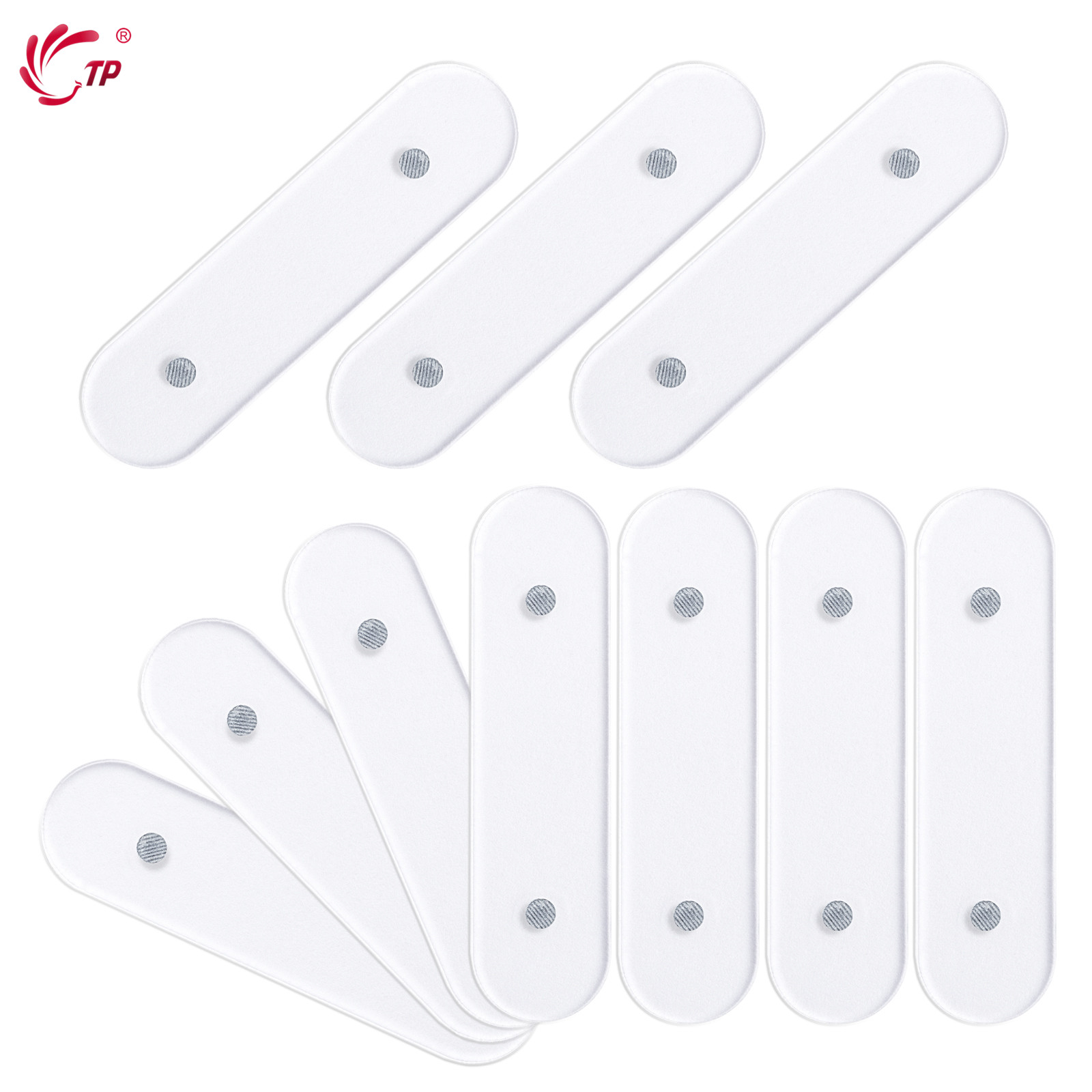 Nail Art Sch - TP 10 stuks nageldisplaystrips met magneet,