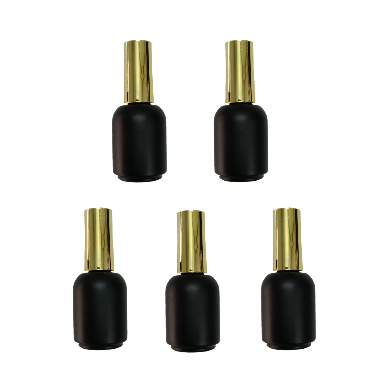 Nail Art Sch - 20ML 5 stuks lege zwarte glazen