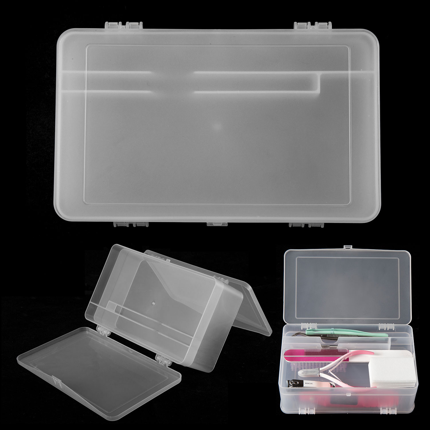 Dual-Open 2-Tier Super Capacit - Nail Art Sch recensie en prijs