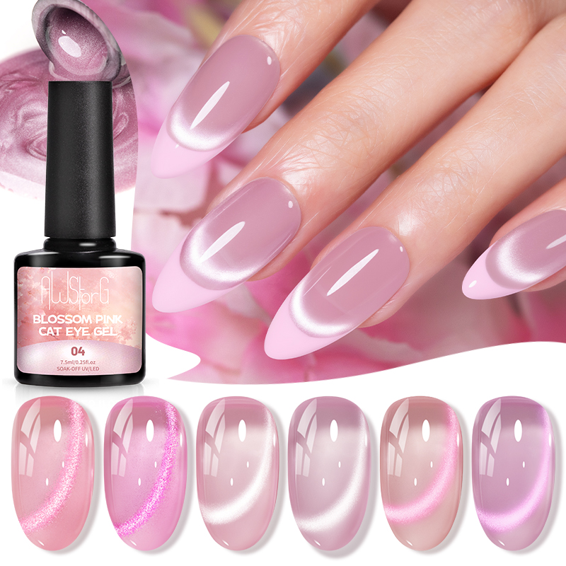AWStorG 7.5ML Flash Pure Lust  - Nail Art Pink Cat Eye recensie en prijs
