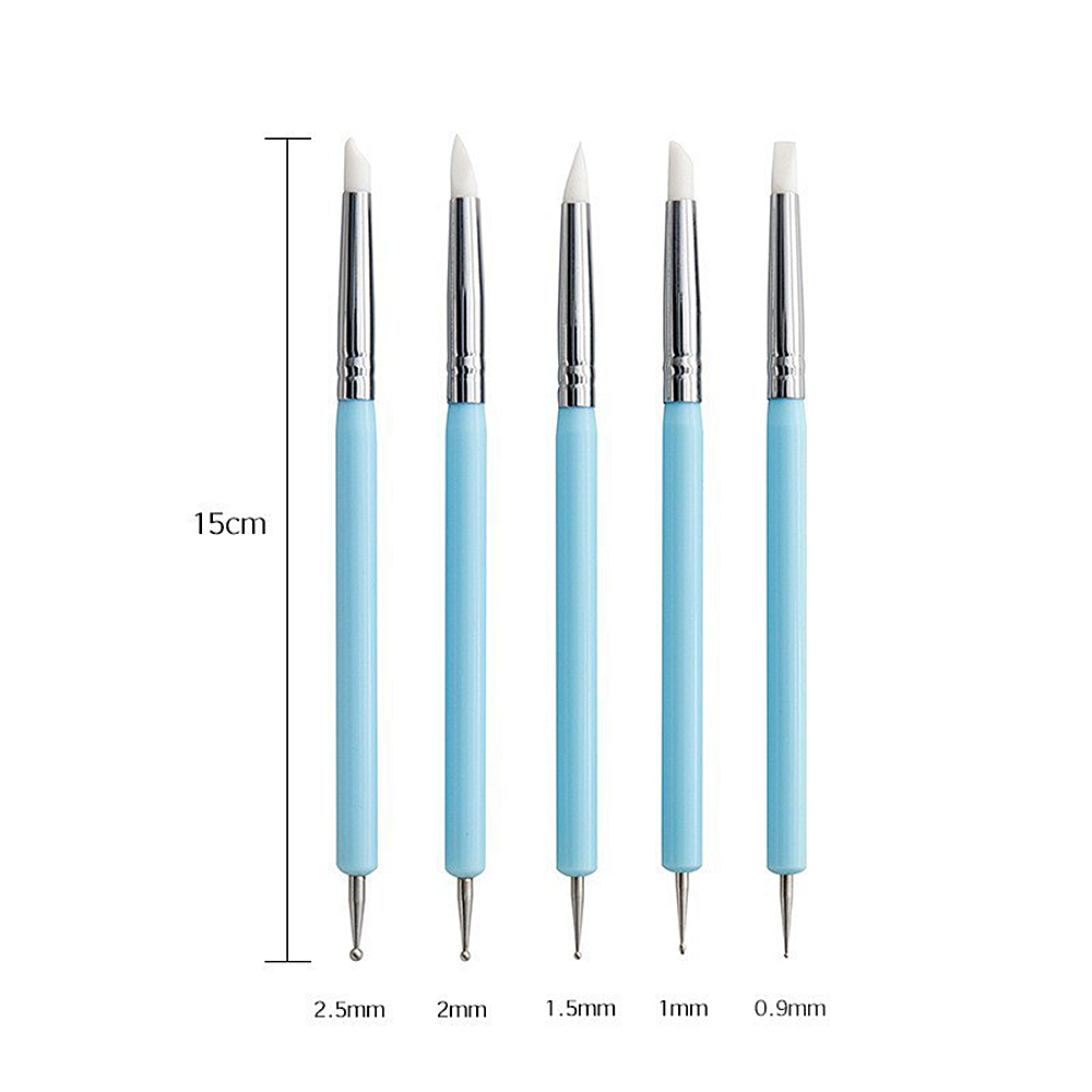 5/10 Stuks Siliconen Klei Beel - Nail Art Sch recensie en prijs