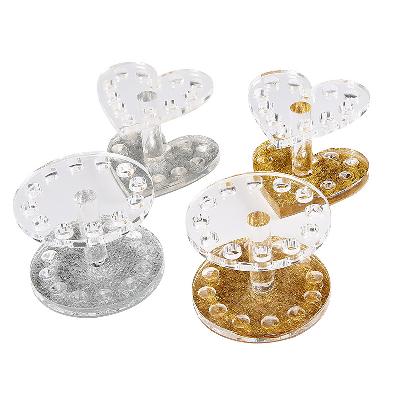 12-gaten nagelborstels opbergd - Nail Art Sch recensie en prijs