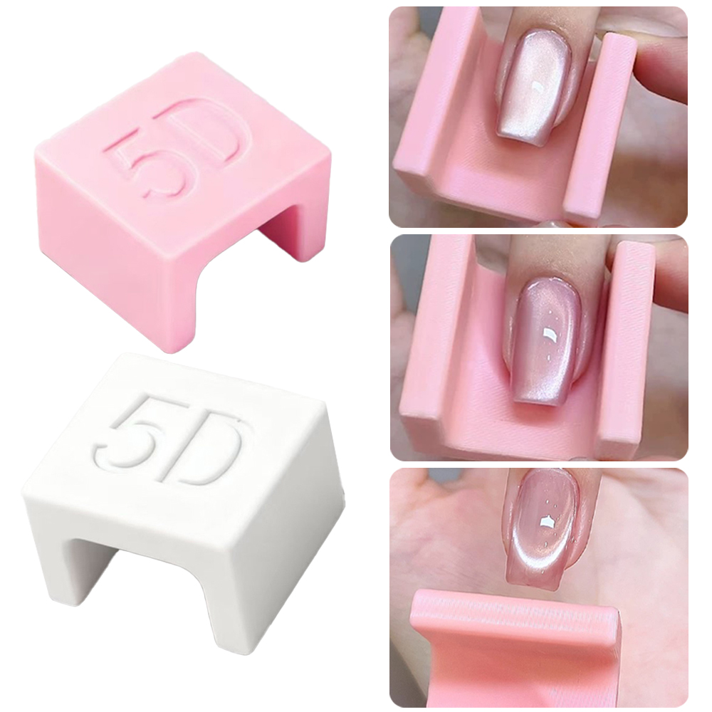 5D U-vormige Franse Cat Eye Na - Nail Art Pink Cat Eye recensie en prijs