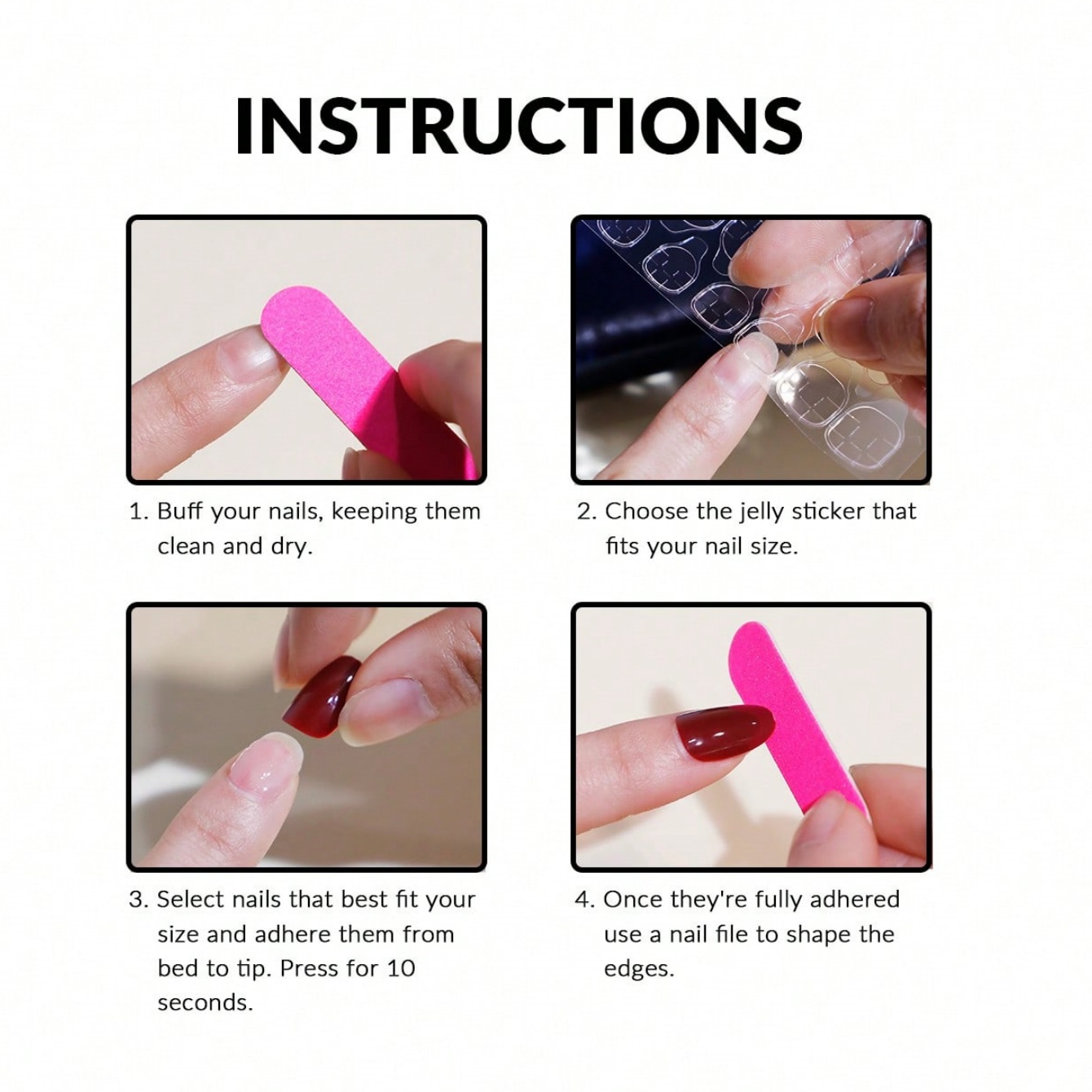 Medium Almond 10 stuks opzetna - Nail Art Pink Cat Eye recensie en prijs
