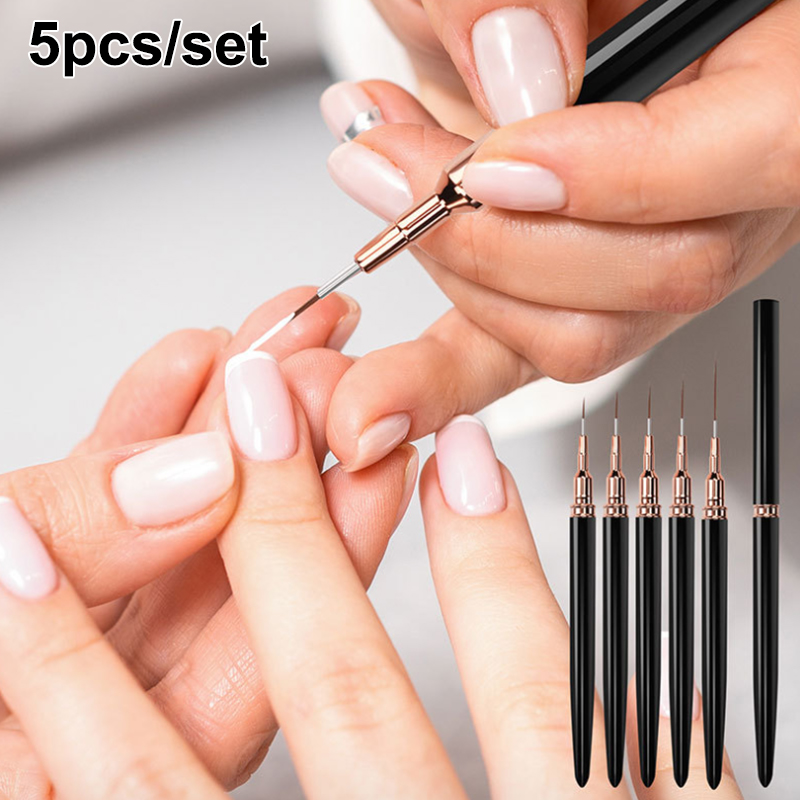 Z. 5 stks/set Professionele Na - Nail Art Brush Set recensie en prijs