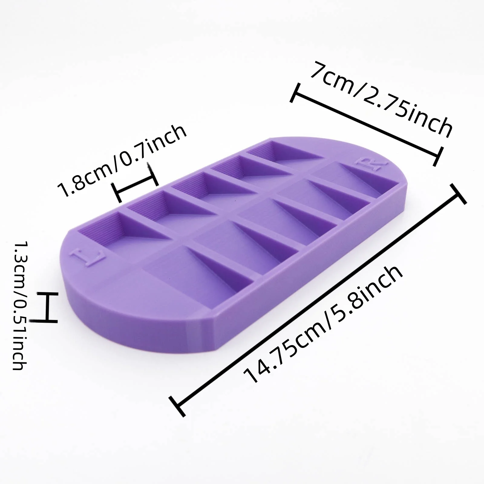 8-vakjes nageltip opbergbak me - Nail Art Sch recensie en prijs