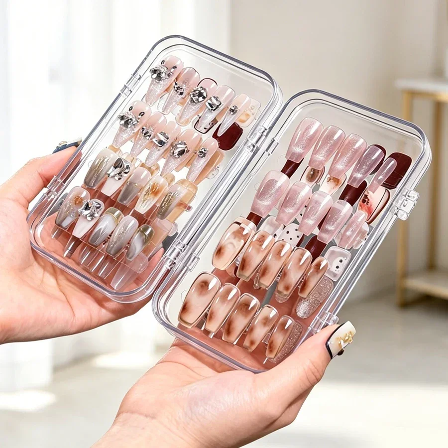 Transparante opvouwbare opberg - Nail Art Sch recensie en prijs