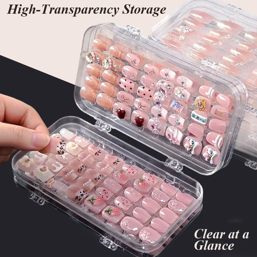 Transparante opvouwbare opberg - Nail Art Sch recensie en prijs