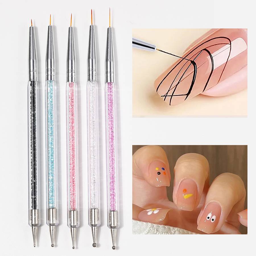 Dubbelzijdige acryl nagelkunst - Nail Art Brush Set recensie en prijs