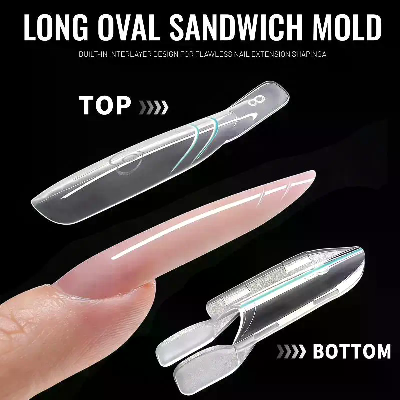 Sandwich Dual Nail Forms 120 s - Nail Extension Form recensie en prijs