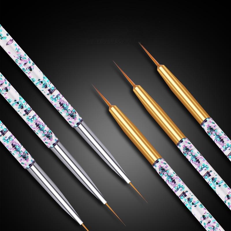 3-delige set transparante zand - Nail Art Brush Set recensie en prijs