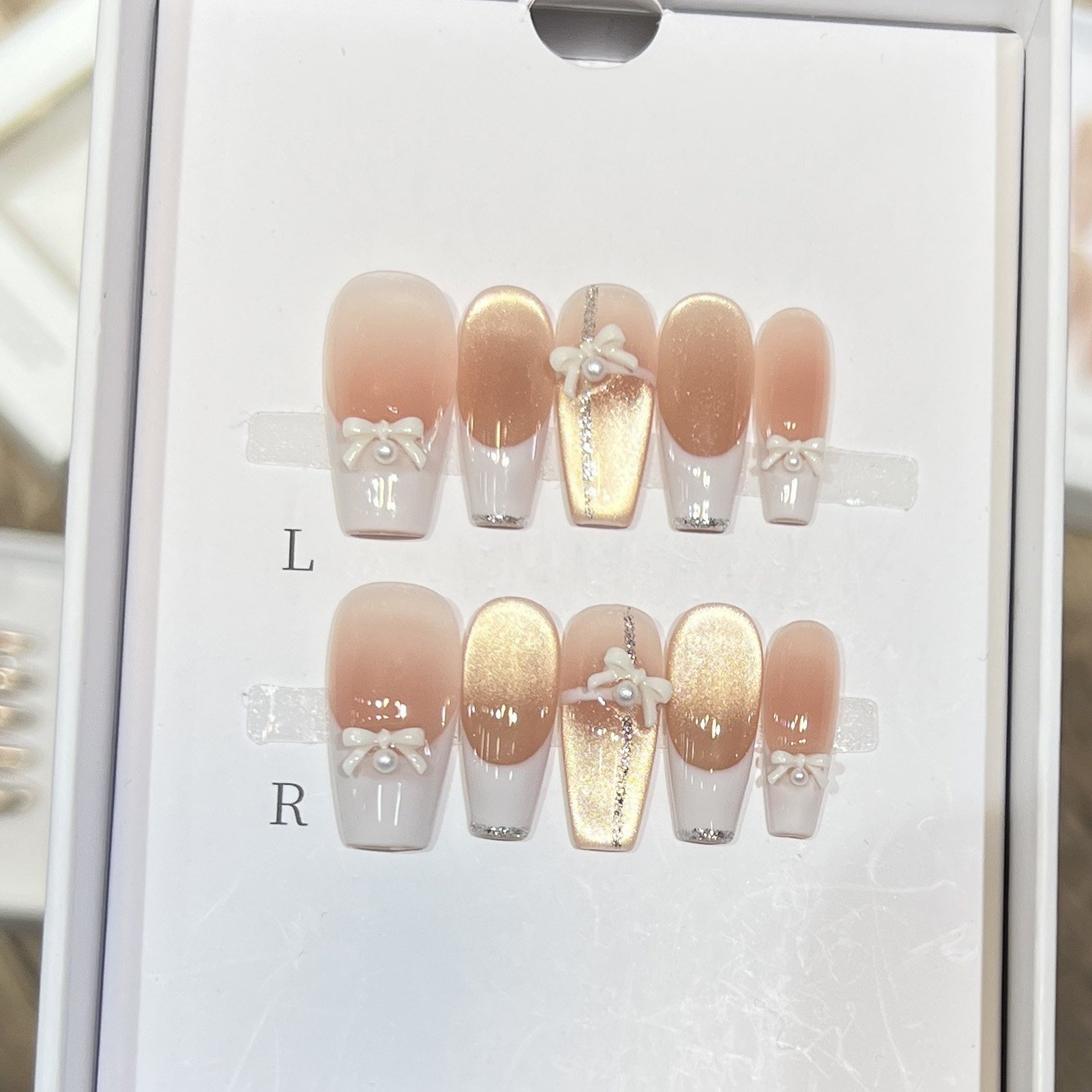 10 STKS Vrouwen Roze Druk op N - Nail Art Pink Cat Eye recensie en prijs