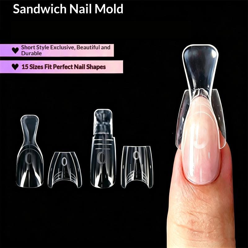 【60 stuks ovale/vierkante dual - Nail Extension Form recensie en prijs